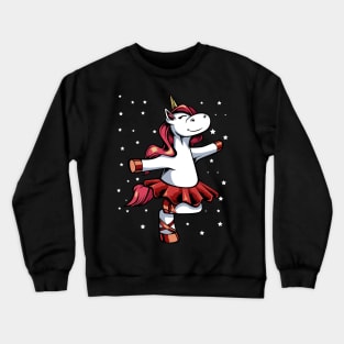 Adorable Dancing Ballet Dancer Unicorn Crewneck Sweatshirt